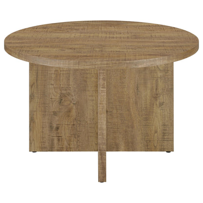 Coaster Furniture Jamestown 183021 Round 47-inch Composite Wood Dining Table - Mango IMAGE 3