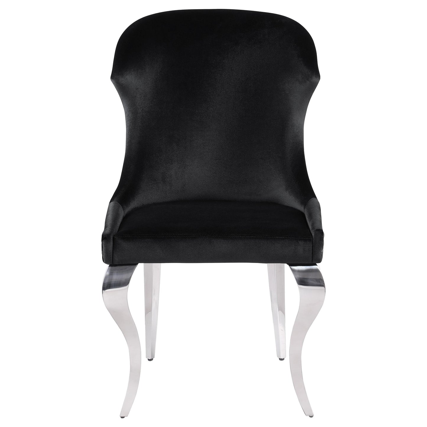 Coaster Furniture Cheyanne 190742 Upholstered Dining Side Chair - Black IMAGE 3
