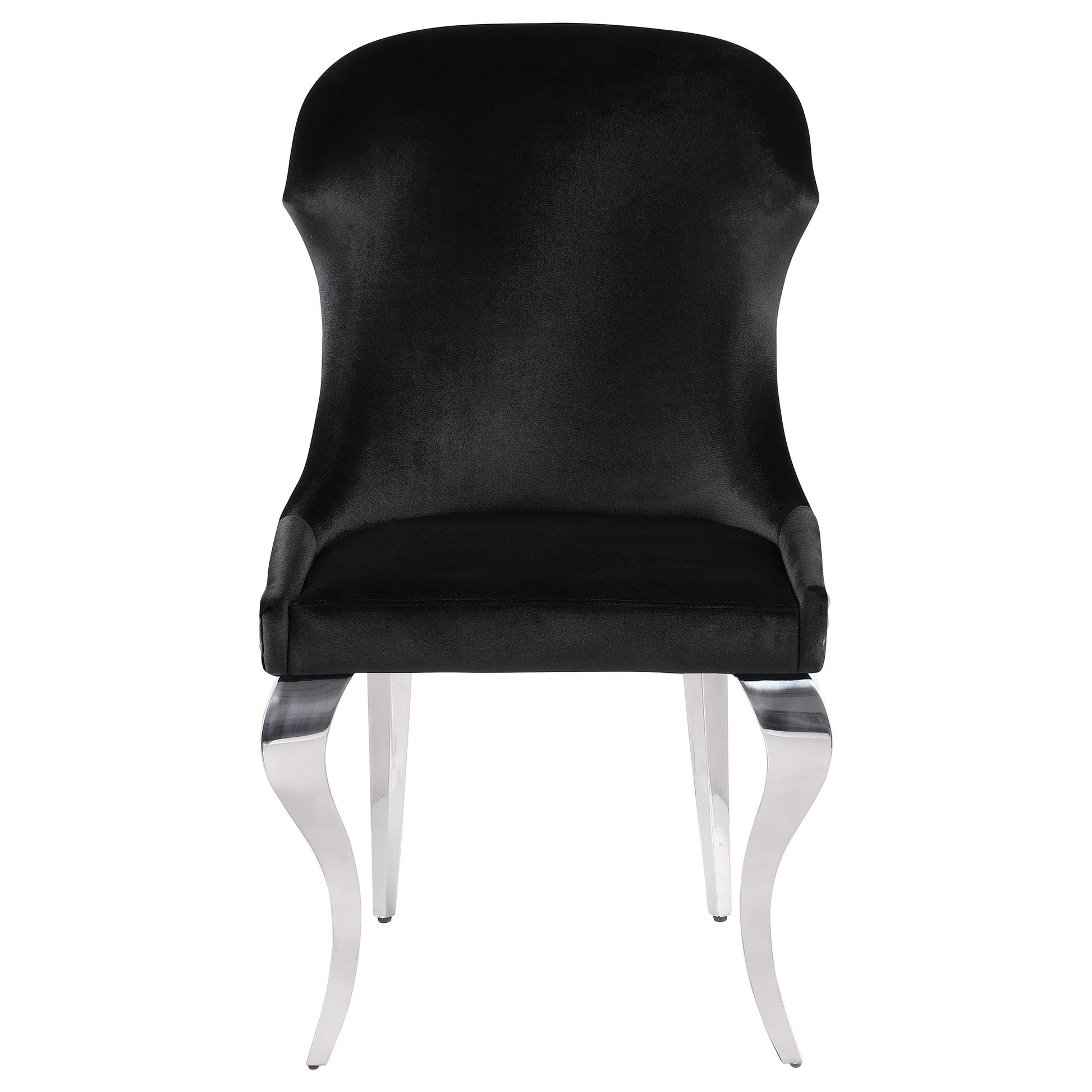 Coaster Furniture Cheyanne 190742 Upholstered Dining Side Chair - Black IMAGE 3