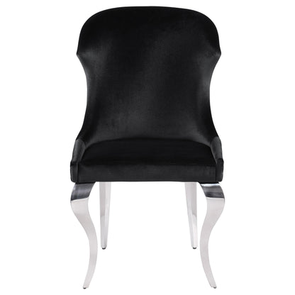 Coaster Furniture Cheyanne 190742 Upholstered Dining Side Chair - Black IMAGE 3