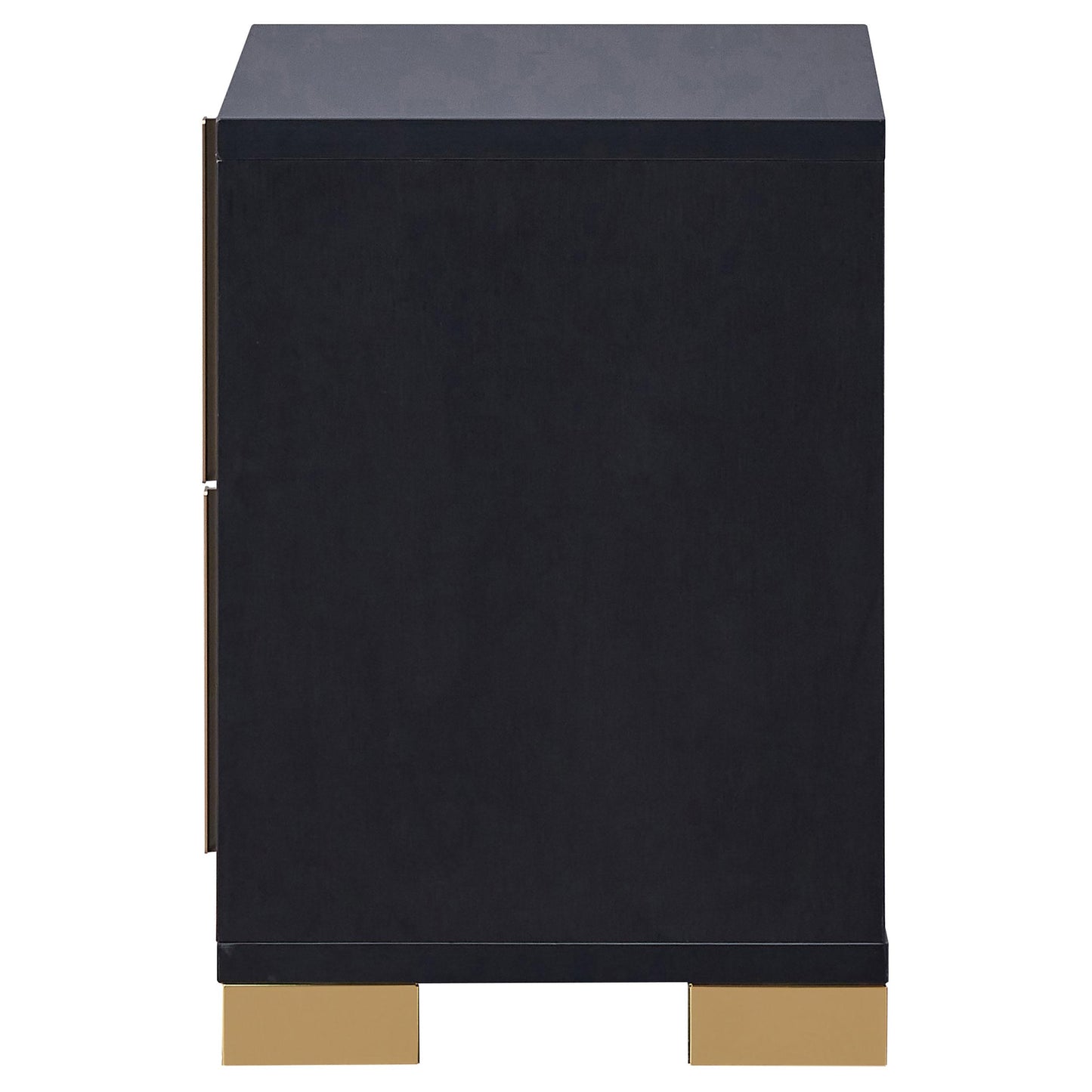  Coaster Furniture Marceline 222832 2-Drawer Nightstand - Black IMAGE 5