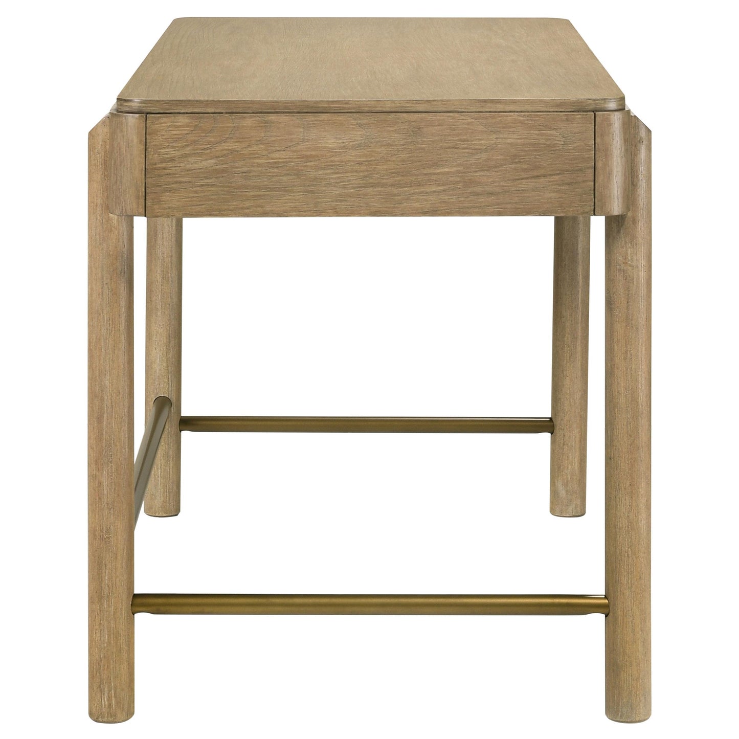  Coaster Furniture Arini 224307 2-Drawer Vanity Desk Makeup Table - Sand Wash IMAGE 4