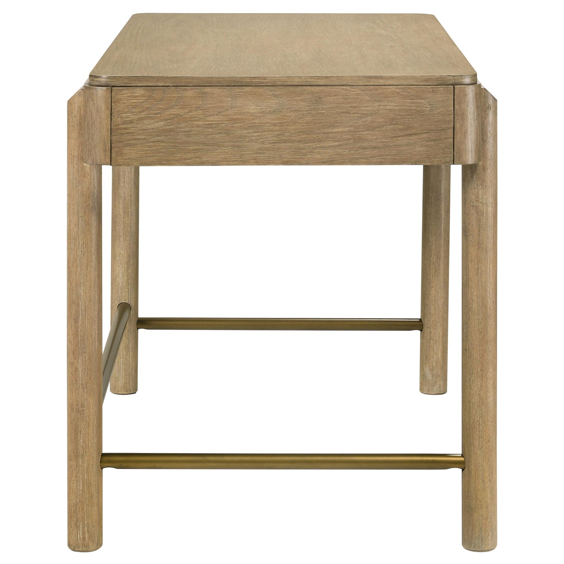  Coaster Furniture Arini 224307 2-Drawer Vanity Desk Makeup Table - Sand Wash IMAGE 4