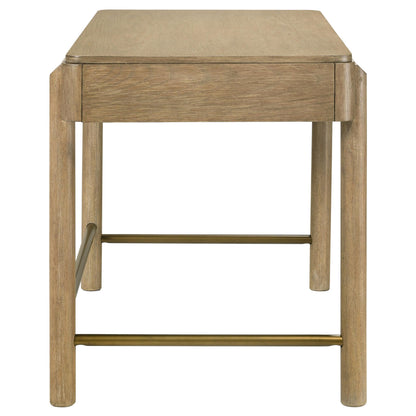  Coaster Furniture Arini 224307 2-Drawer Vanity Desk Makeup Table - Sand Wash IMAGE 4