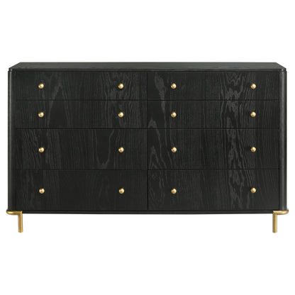 Coaster Furniture Arini 224333 8-Drawer Dresser - Black IMAGE 3