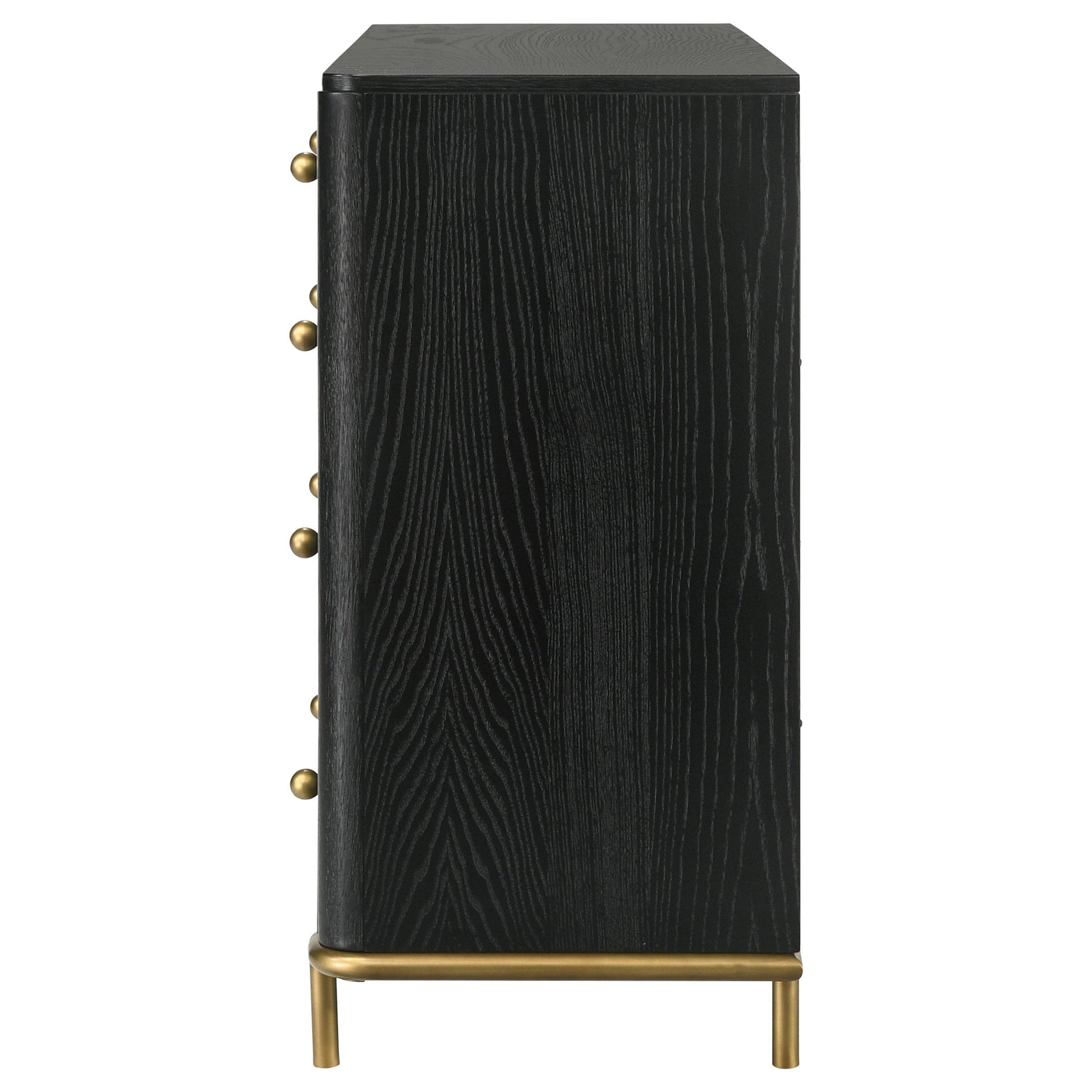  Coaster Furniture Arini 224333 8-Drawer Dresser - Black IMAGE 5