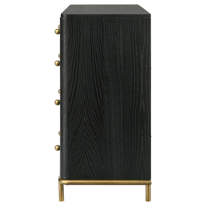  Coaster Furniture Arini 224333 8-Drawer Dresser - Black IMAGE 5