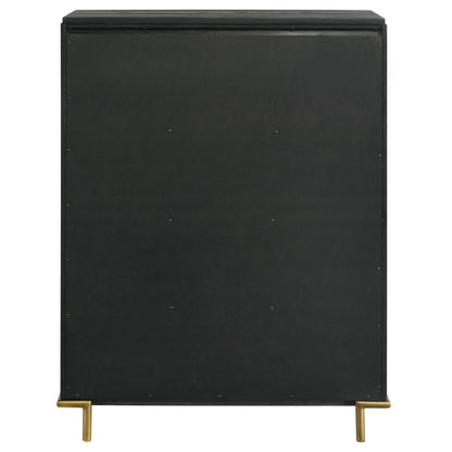  Coaster Furniture Arini 224335 5-Drawer Bedroom Chest - Black IMAGE 7