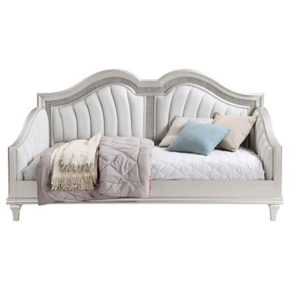 Coaster Furniture Evangeline 360121 Upholstered Twin DayBed - Silver Oak IMAGE 5