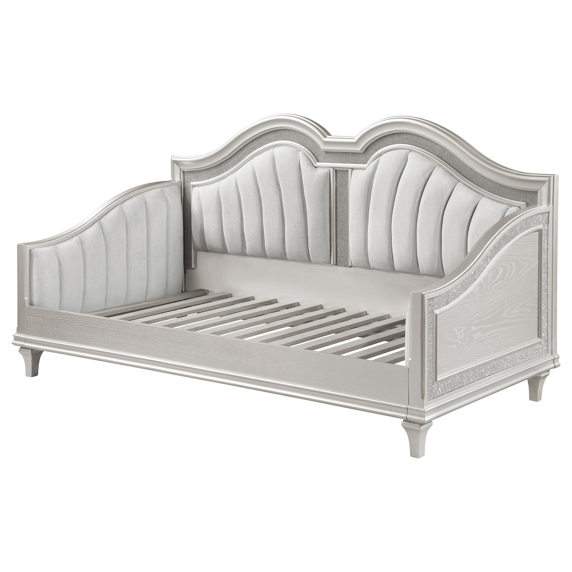 Coaster Furniture Evangeline 360121 Upholstered Twin DayBed - Silver Oak IMAGE 6