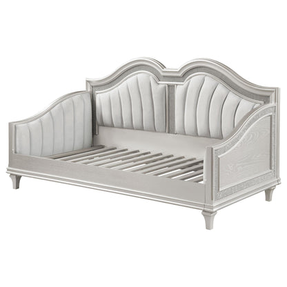 Coaster Furniture Evangeline 360121 Upholstered Twin DayBed - Silver Oak IMAGE 6