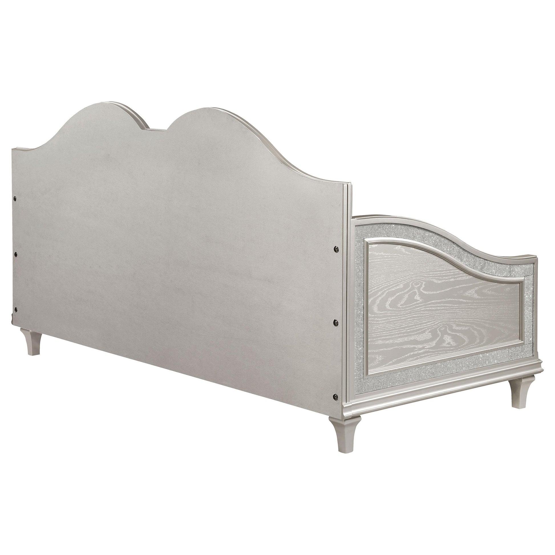 Coaster Furniture Evangeline 360121 Upholstered Twin DayBed - Silver Oak IMAGE 9