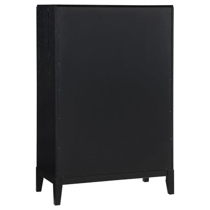 Coaster Furniture Brookmead 224715 5-Drawer Bedroom Chest - Black IMAGE 6