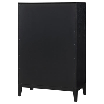 Coaster Furniture Brookmead 224715 5-Drawer Bedroom Chest - Black IMAGE 8