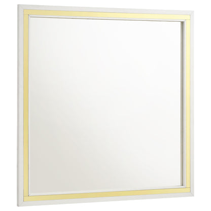 Coaster Furniture Lucia 224734 Dresser Mirror - White IMAGE 1