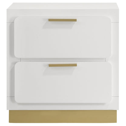 Coaster Furniture Caraway 224772 2-Drawer Nightstand - White IMAGE 3