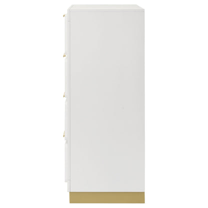 Coaster Furniture Caraway 224775 4-Drawer Bedroom Chest - White IMAGE 5