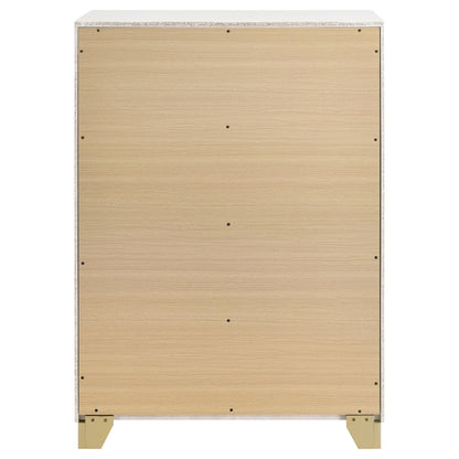 Coaster Furniture Caraway 224775 4-Drawer Bedroom Chest - White IMAGE 7