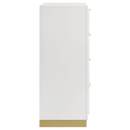 Coaster Furniture Caraway 224775 4-Drawer Bedroom Chest - White IMAGE 9