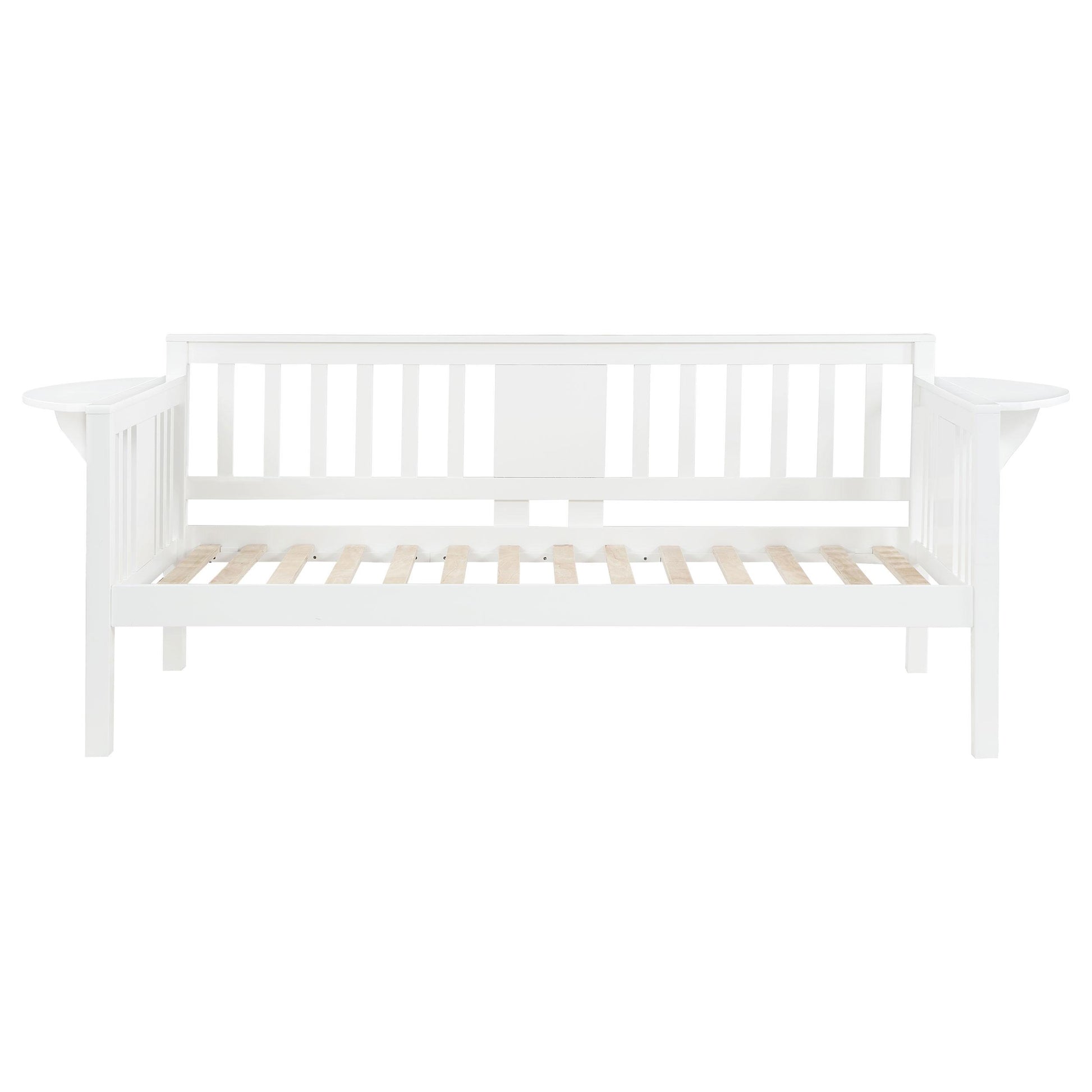 Coaster Furniture Bethany 300837 Wood Twin Daybed with Drop-down Tables - White IMAGE 5