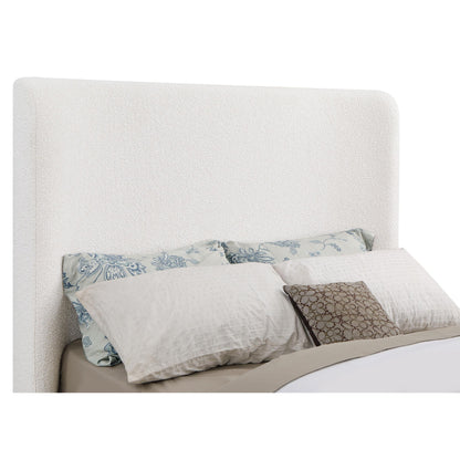  Coaster Furniture Nala 302046KE Upholstered Eastern King Sleigh Bed - Cream IMAGE 5