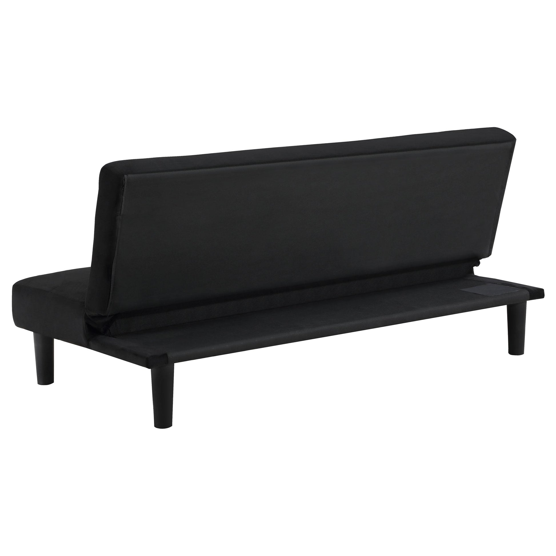  Coaster Furniture Stanford 360238 Upholstered Tufted Convertible Sofa Bed - Black IMAGE 8