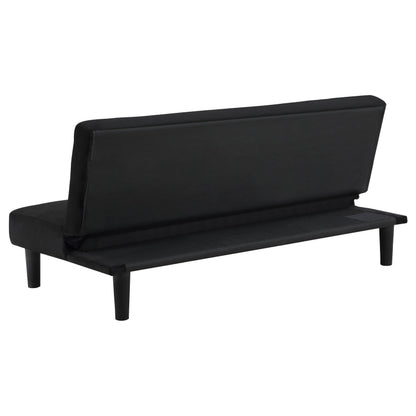  Coaster Furniture Stanford 360238 Upholstered Tufted Convertible Sofa Bed - Black IMAGE 8