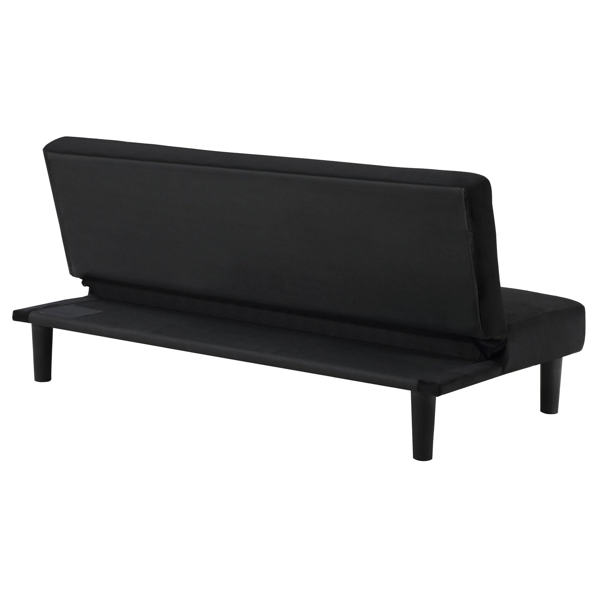  Coaster Furniture Stanford 360238 Upholstered Tufted Convertible Sofa Bed - Black IMAGE 9