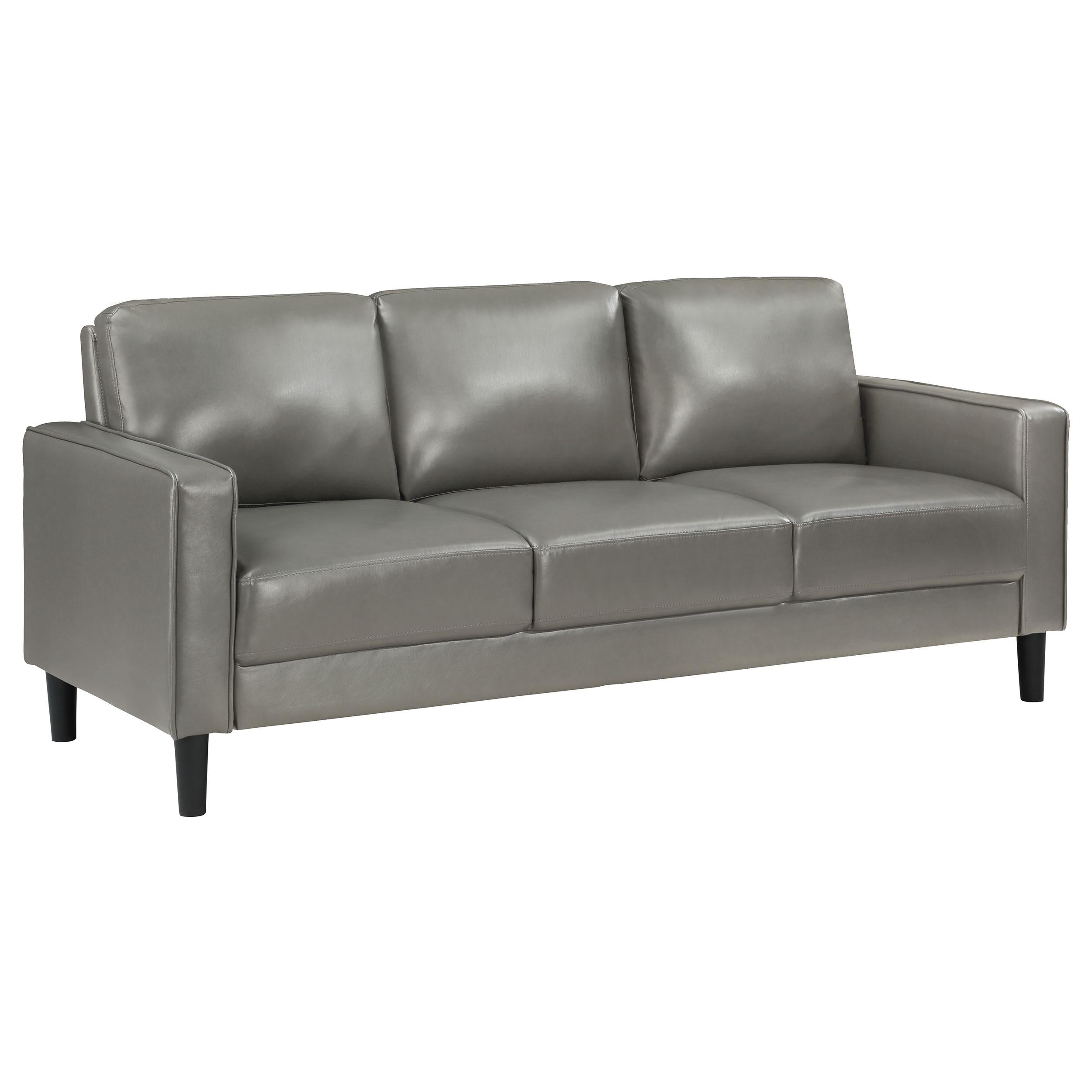  Coaster Furniture Ruth 508365 Upholstered Track Arm Sofa - Grey IMAGE 1
