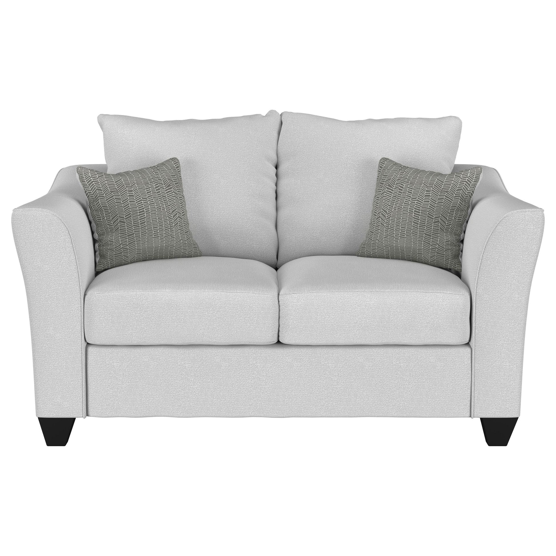 Coaster Furniture Salizar 508582 Upholstered Flared Arm Loveseat - Sand IMAGE 2