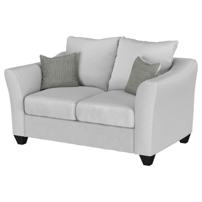 Coaster Furniture Salizar 508582 Upholstered Flared Arm Loveseat - Sand IMAGE 3