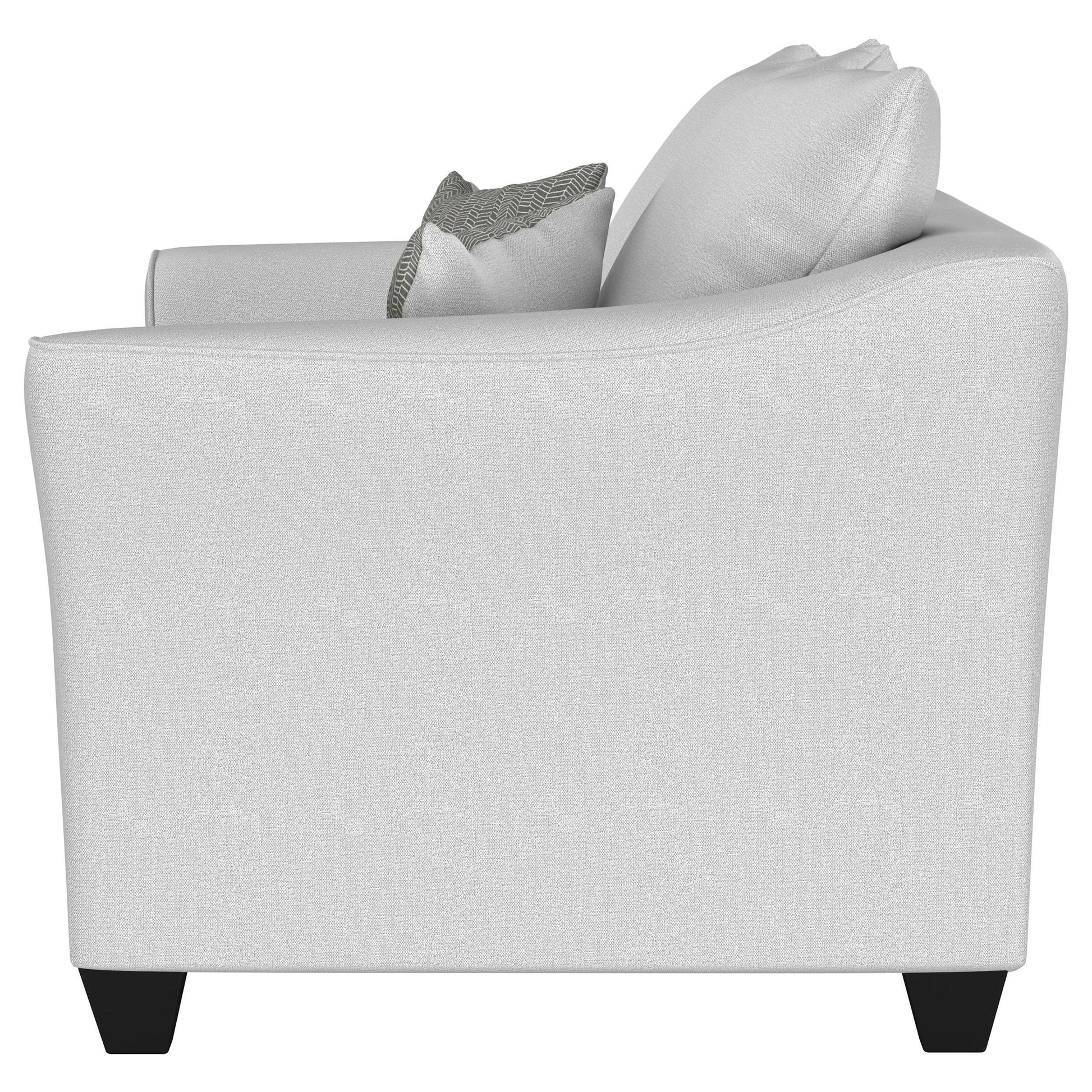 Coaster Furniture Salizar 508582 Upholstered Flared Arm Loveseat - Sand IMAGE 4