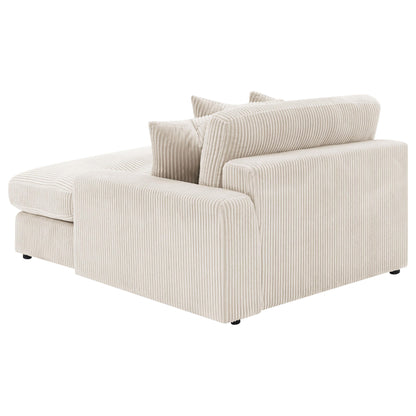 Coaster Furniture Blaine 509899 Upholstered Reversible Chaise Sectional Sofa - Sand IMAGE 13