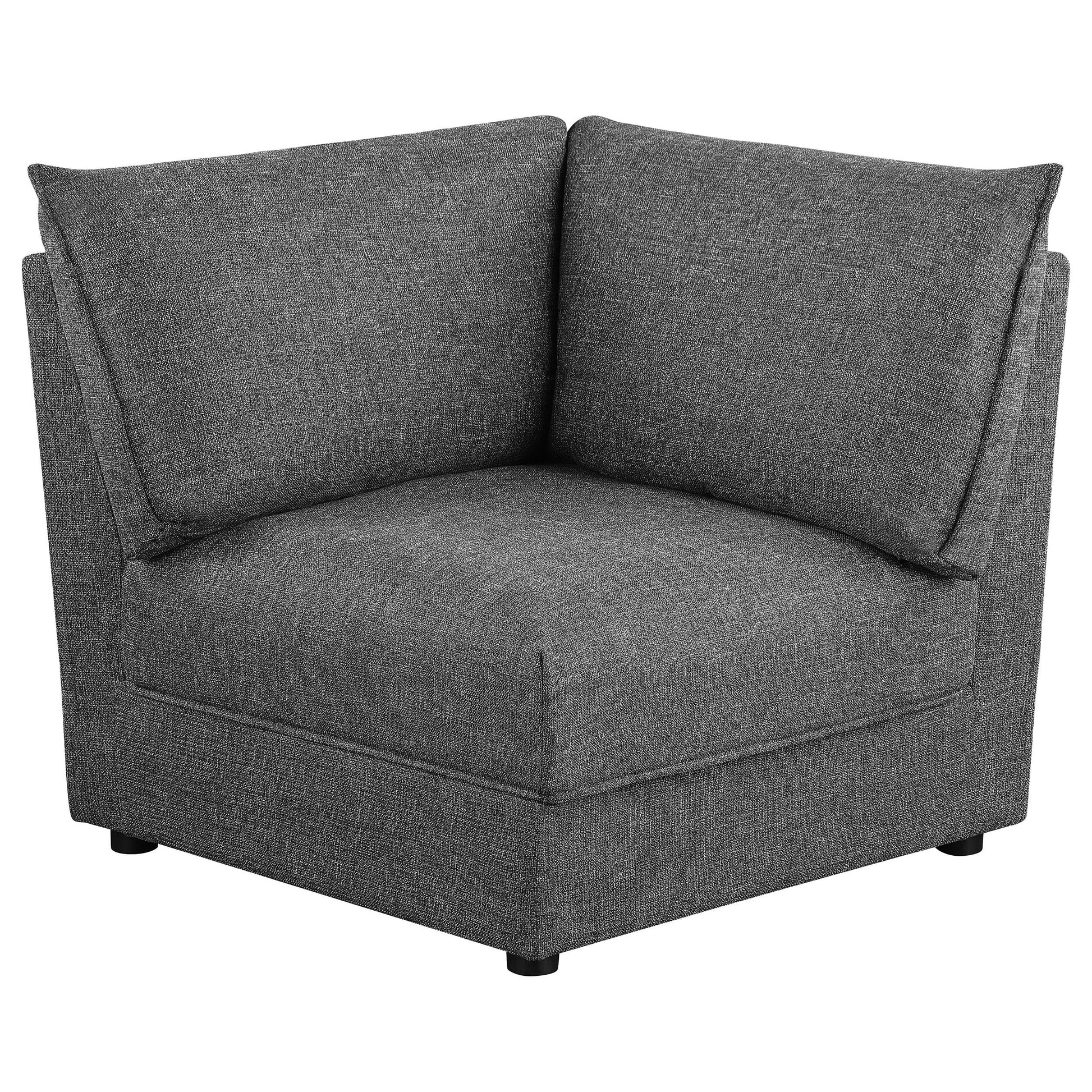 Coaster Furniture Sasha 551681-SET 6 pc Upholstered Modular Sectional - Barely Black IMAGE 13