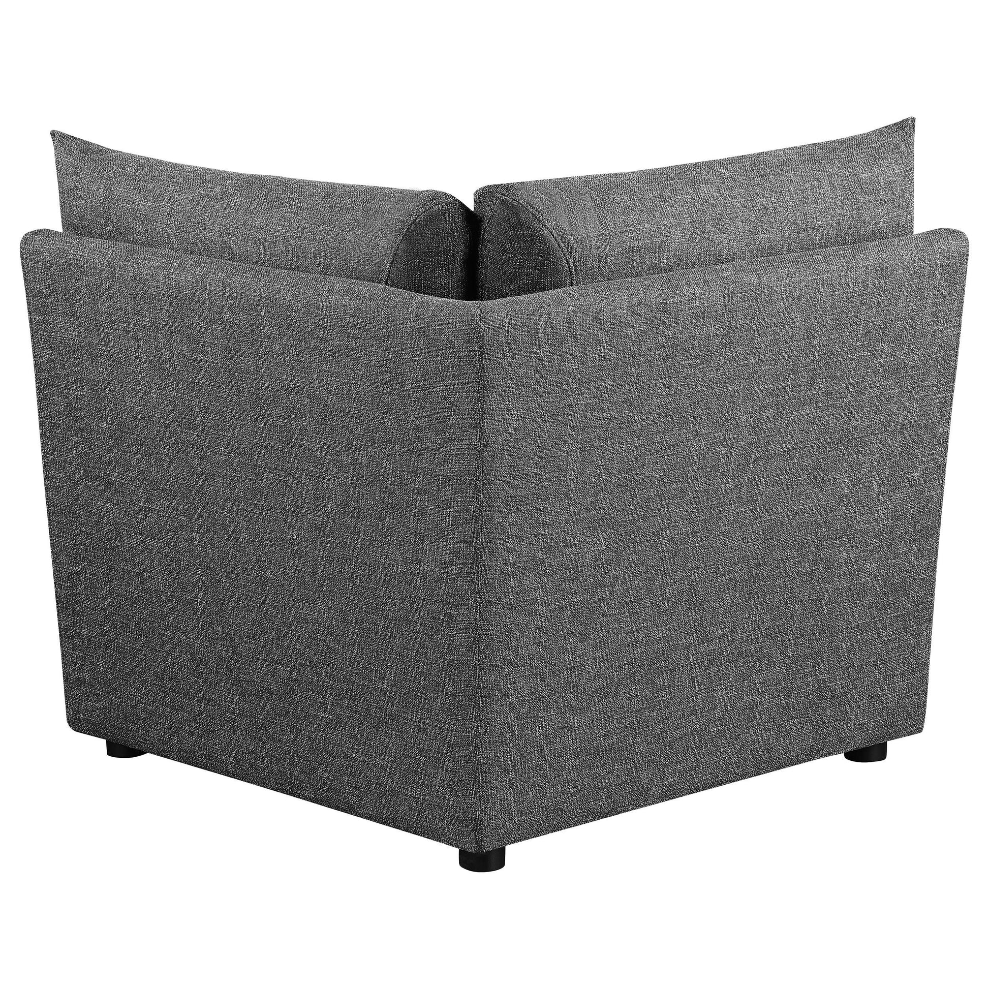 Coaster Furniture Sasha 551681-SET 6 pc Upholstered Modular Sectional - Barely Black IMAGE 14