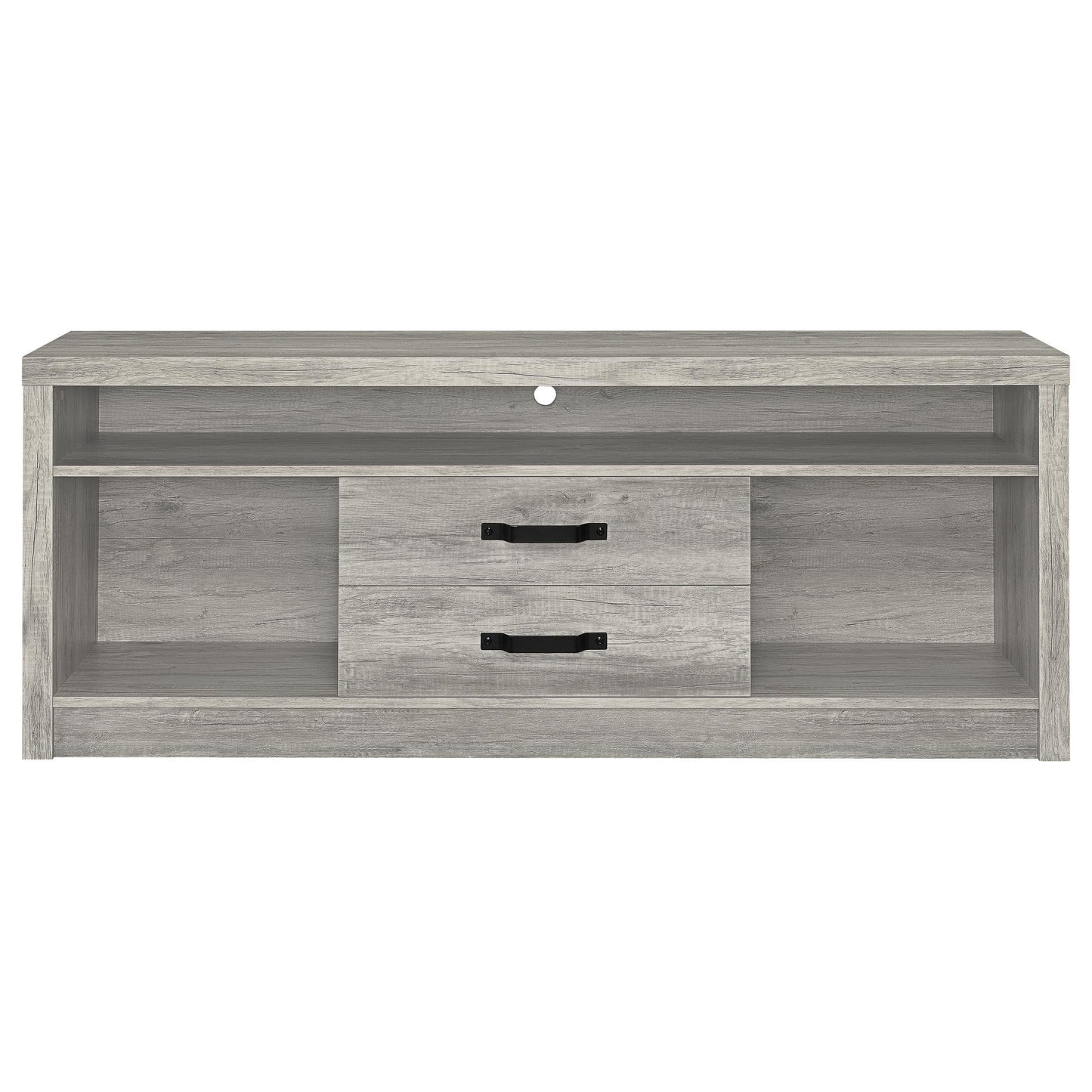 Coaster Furniture Burke 701024-SET 3-Piece Entertainment Center - Grey Driftwood IMAGE 4
