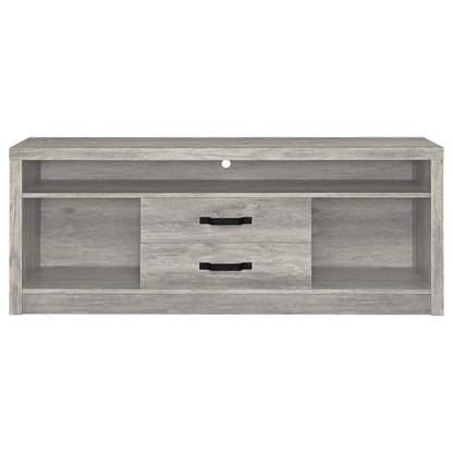 Coaster Furniture Burke 701024-SET 3-Piece Entertainment Center - Grey Driftwood IMAGE 4