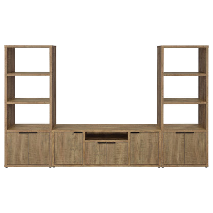 Coaster Furniture Tabby 701702-SET 3-Piece Entertainment Center With 60" TV Stand - Mango IMAGE 1
