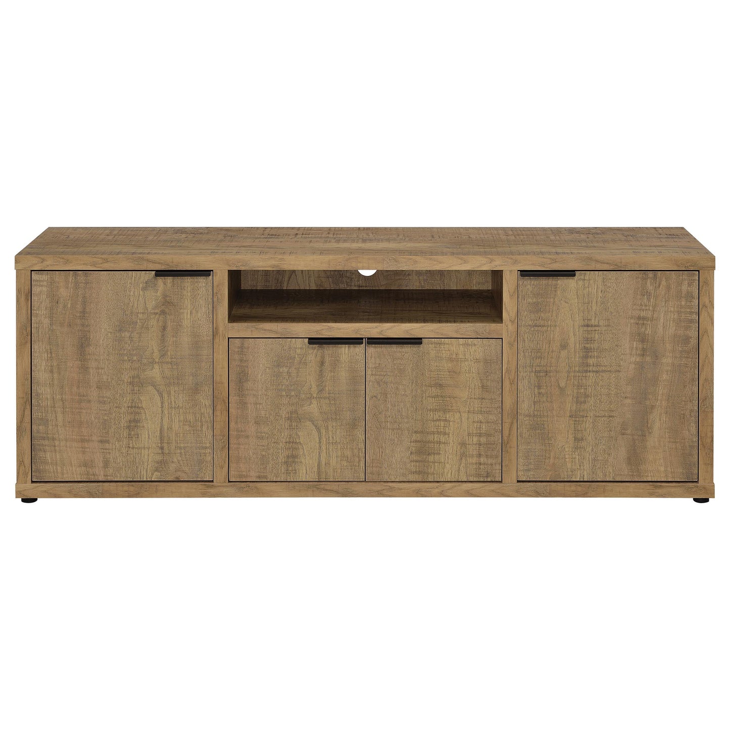 Coaster Furniture Tabby 701702-SET 3-Piece Entertainment Center With 60" TV Stand - Mango IMAGE 4