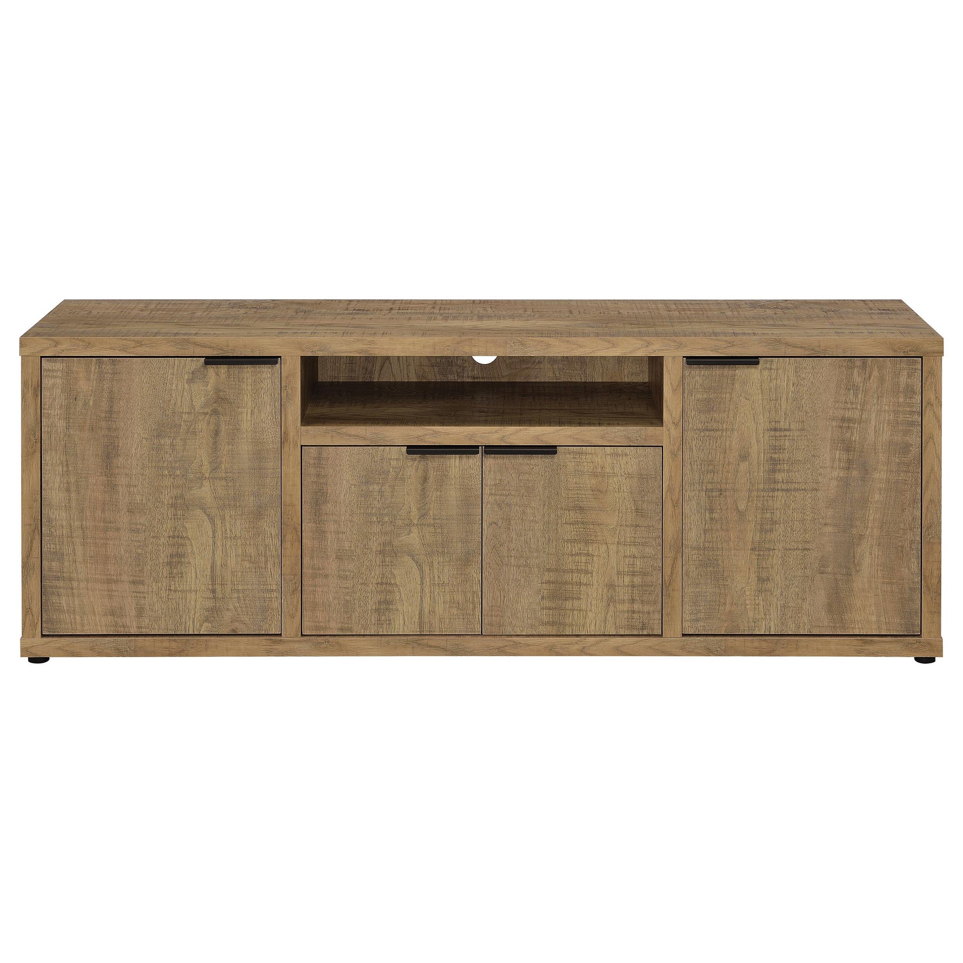 Coaster Furniture Tabby 701702-SET 3-Piece Entertainment Center With 60" TV Stand - Mango IMAGE 4