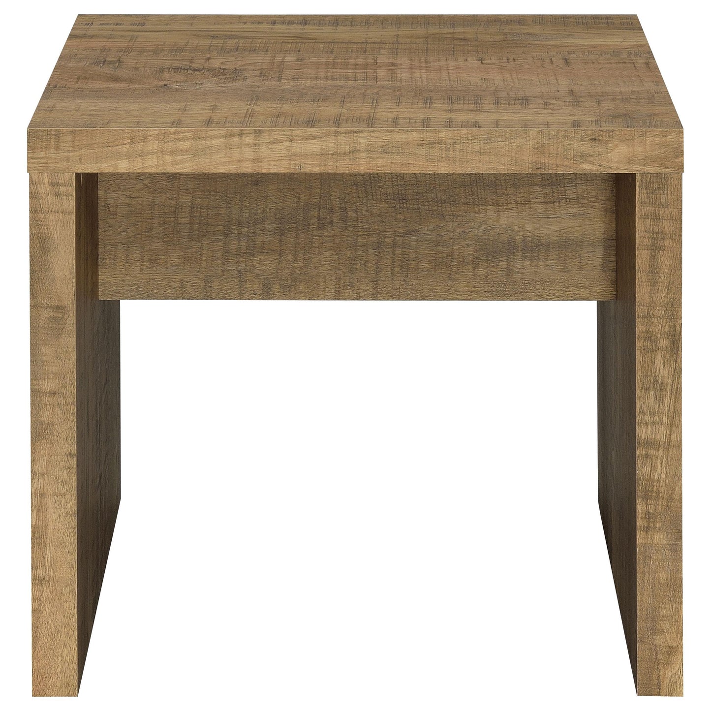 Coaster Furniture Lynette 704127 Square Engineered Wood End Table - Mango IMAGE 3