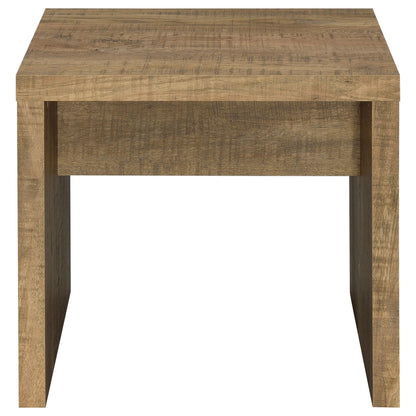 Coaster Furniture Lynette 704127 Square Engineered Wood End Table - Mango IMAGE 3