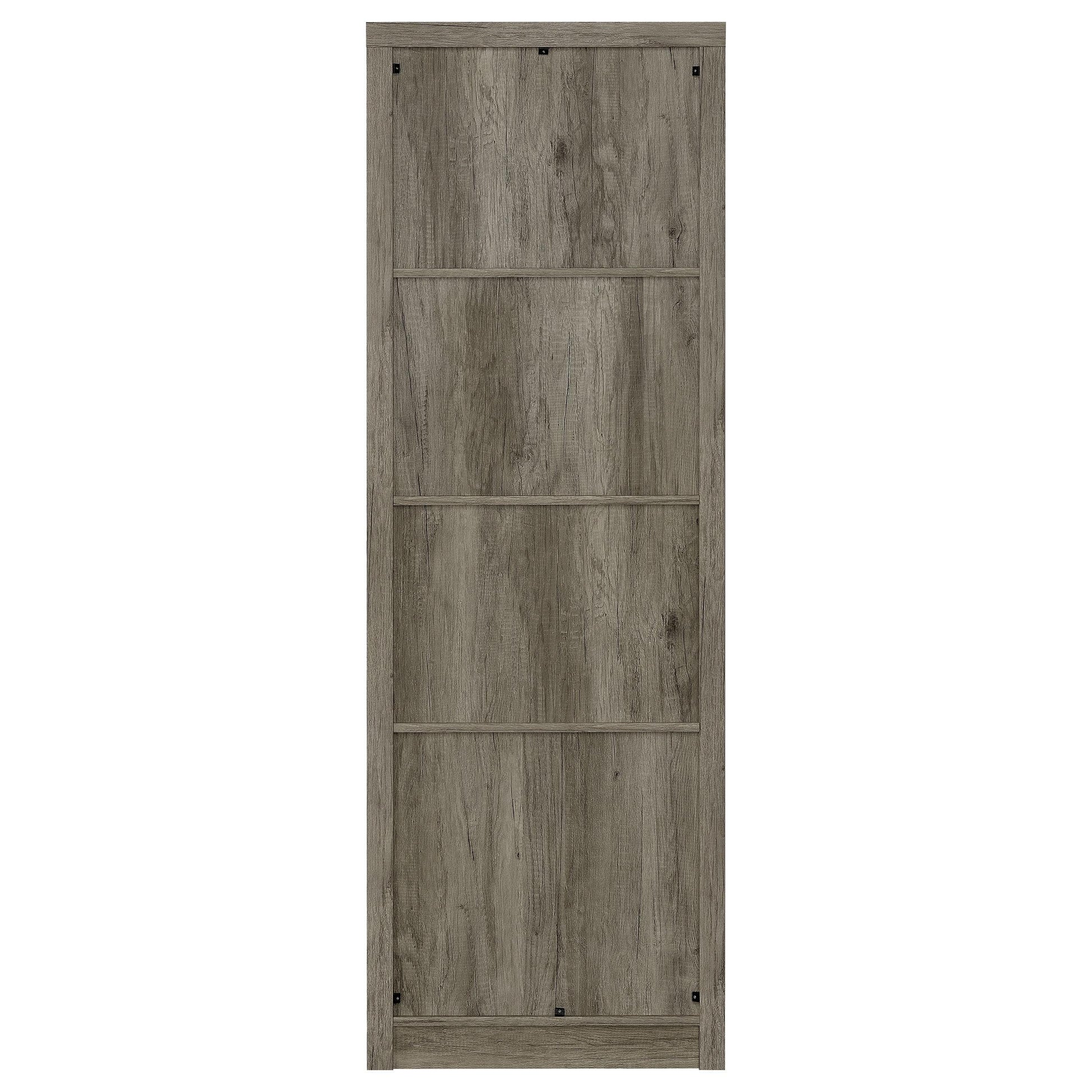 Coaster Furniture Burke 707726 3-shelf Engineered Wood Media Tower - Grey Driftwood IMAGE 7