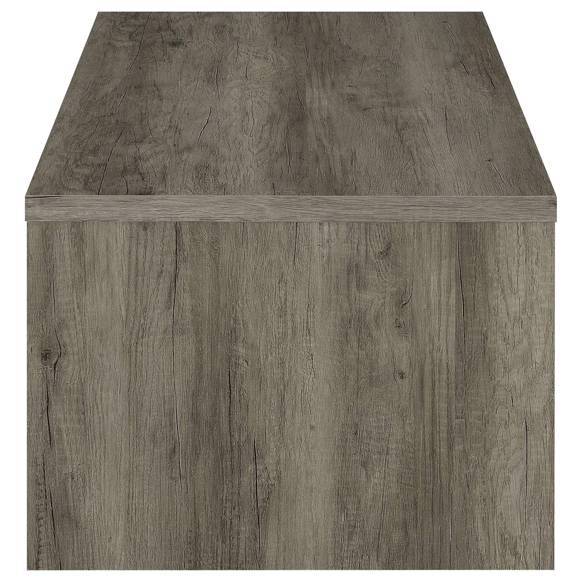 Coaster Furniture Felix 707728 2-Drawer Engineered Wood Coffee Table - Grey Driftwood IMAGE 5