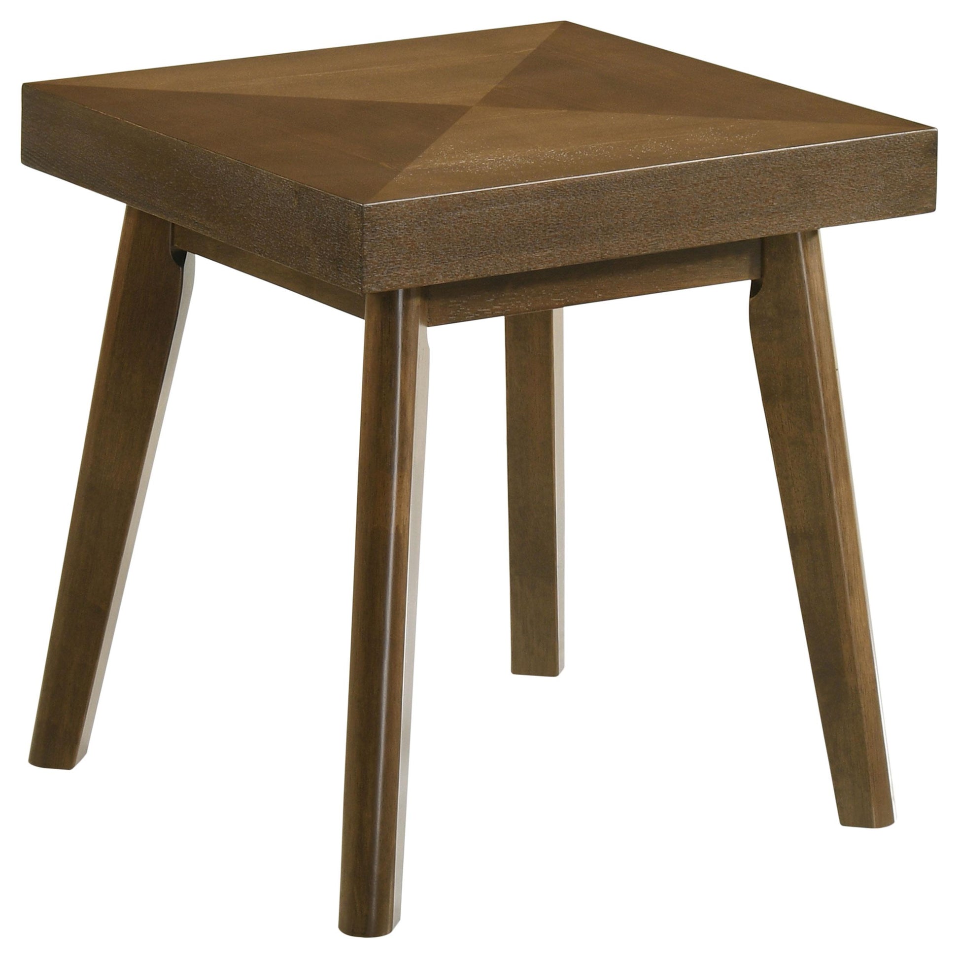 Coaster Furniture Westerly 707797 Square Wood Side End Table - Walnut Brown IMAGE 1