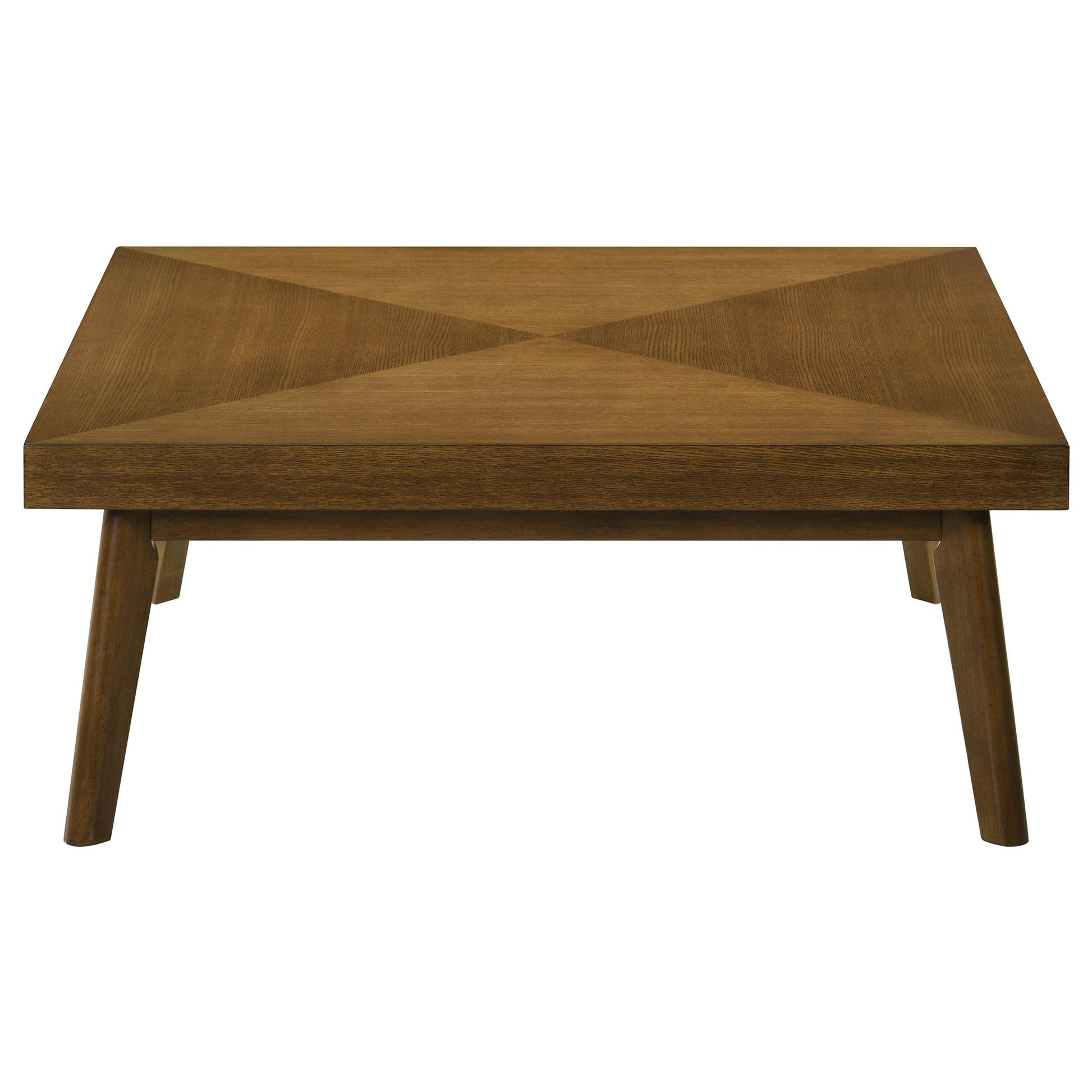 Coaster Furniture Westerly 707798 Square Wood Coffee Table - Walnut Brown IMAGE 3