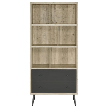 Coaster Furniture Maeve 801923 70-inch 3-shelf Bookcase with Drawers - Distressed Pine IMAGE 4