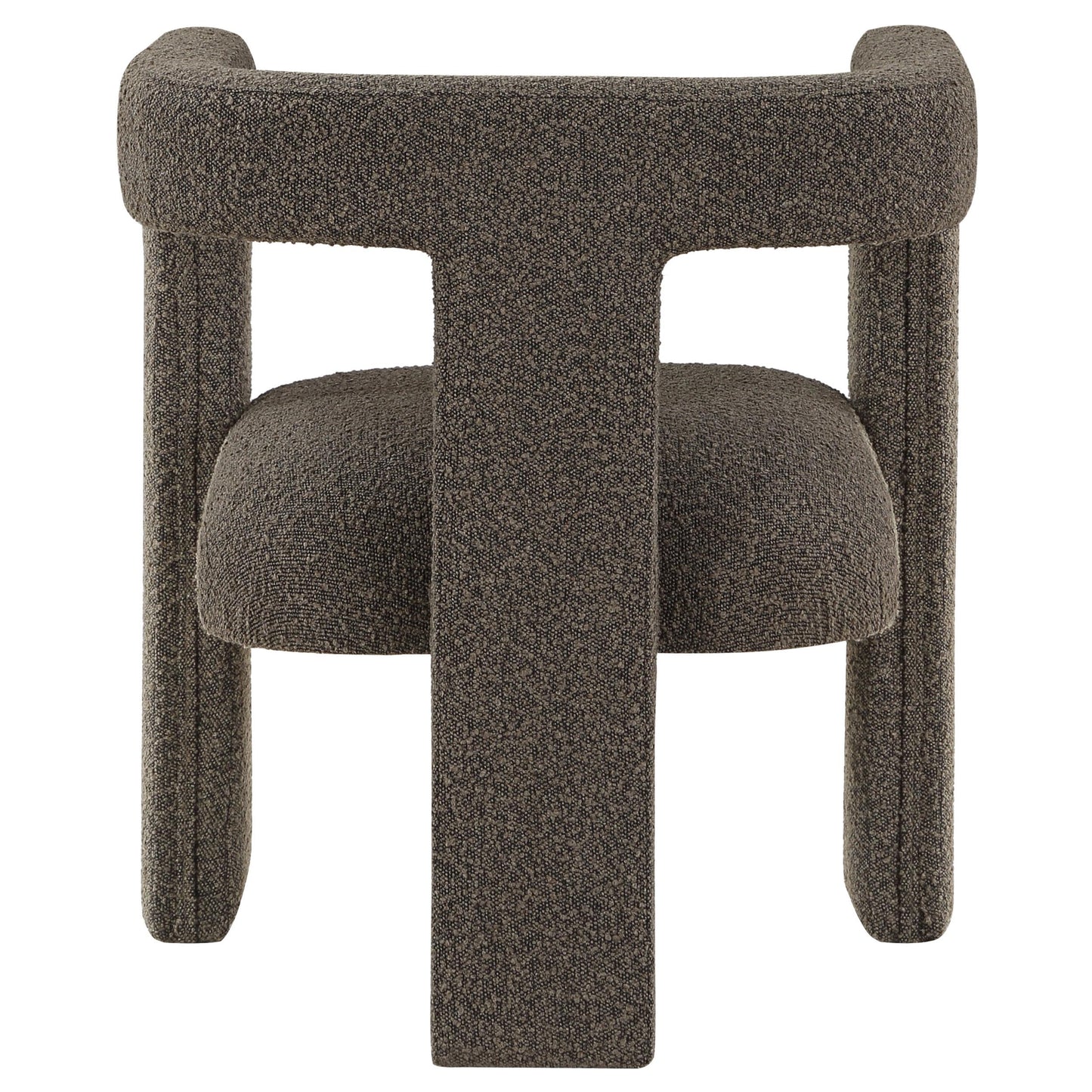 Coaster Furniture Petra 902880 Boucle Upholstered Accent Side Chair - Chocolate Brown IMAGE 6