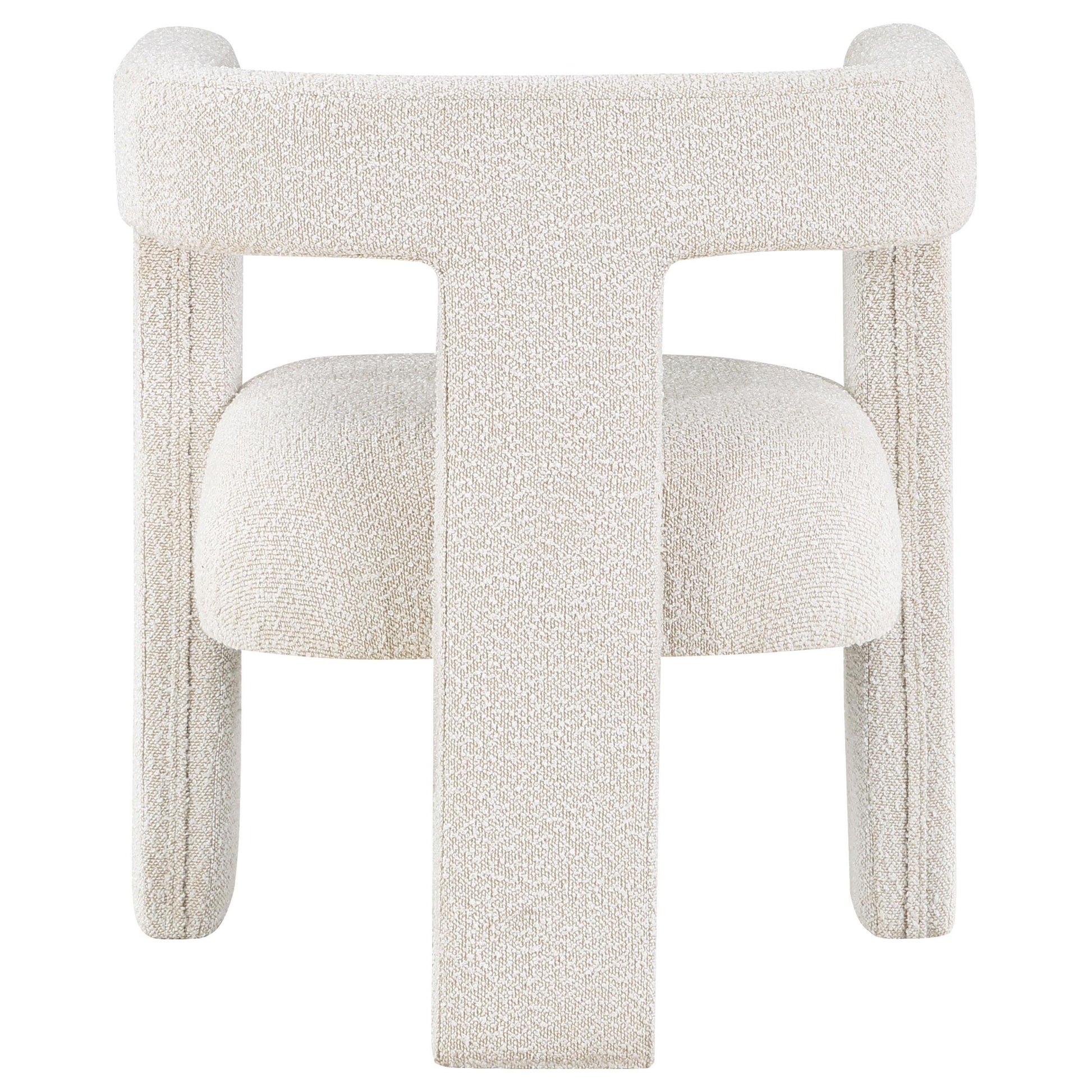  Coaster Furniture Petra 902881 Boucle Upholstered Accent Side Chair - White IMAGE 7
