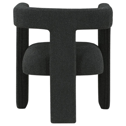  Coaster Furniture Petra 902882 Boucle Upholstered Accent Side Chair - Black IMAGE 6